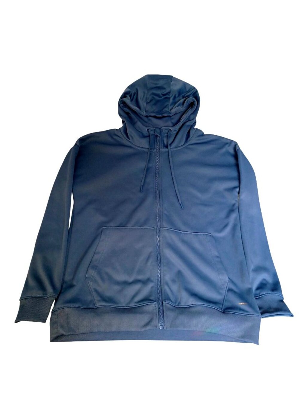 Mondetta Zip Performance Jacket Blue Full Zip Technical Hoodie Jacket Mans Small